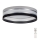 Himmennettävä LED-kattovalo SMART CORAL LED/24W/230V musta/harmaa + kaukosäädin