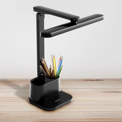 Himmennettävä LED-kosketuspöytävalaisin BARI LED/6W/230V musta