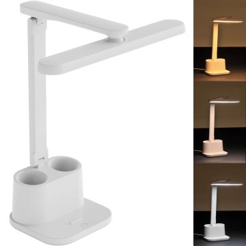Himmennettävä LED-kosketuspöytävalaisin BARI LED/6W/230V valkoinen