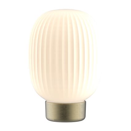 Himmennettävä LED-kosketuspöytävalaisin LATTE LED/1,8W/5V USB 2000 mAh kulta/valkoinen