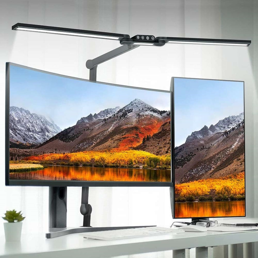 LED Himmennettävä kosketus flexible pöytävalaisin LED/24W/230V 3000-6500K CRI 92 musta