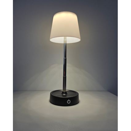 Himmennettävä LED-kosketuspöytävalaisin LED/3W/5V USB 800 mAh valkoinen