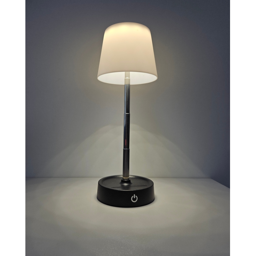 Himmennettävä LED-kosketuspöytävalaisin LED/3W/5V USB 800 mAh valkoinen
