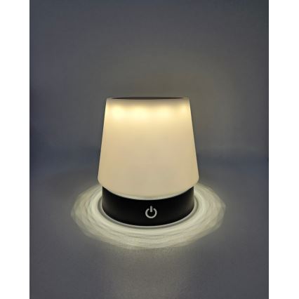 Himmennettävä LED-kosketuspöytävalaisin LED/3W/5V USB 800 mAh valkoinen