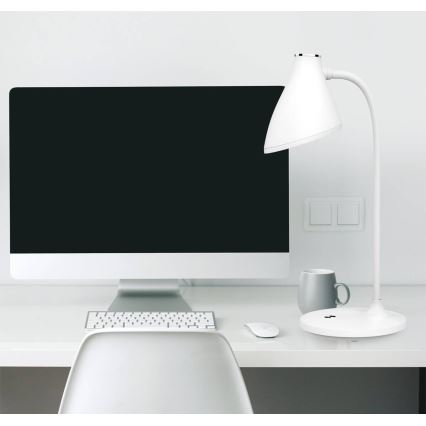 Himmennettävä LED-kosketuspöytävalaisin LED/5W/5V 2400 mAh