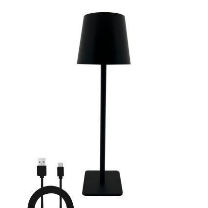 Himmennettävä LED-kosketuspöytävalaisin LED/5W/5V USB 1200 mAh musta