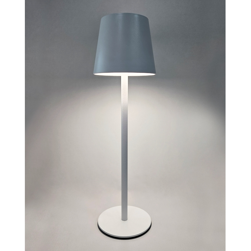Himmennettävä LED-kosketuspöytävalaisin LED/5W/5V USB 1200 mAh valkoinen