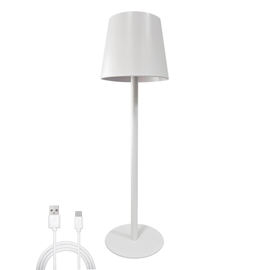 Himmennettävä LED-kosketuspöytävalaisin LED/5W/5V USB 1200 mAh valkoinen