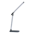 Himmennettävä LED-kosketuspöytävalaisin MADERA LED/7W/230V USB musta