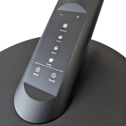 Himmennettävä LED-kosketuspöytävalaisin OPTIMUM LED/7W/230V USB 3000/4000/6000K musta