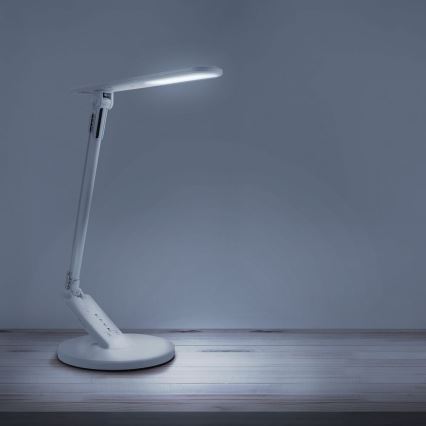 Himmennettävä LED-kosketuspöytävalaisin OPTIMUM LED/7W/230V USB 3000/4000/6000K valkoinen