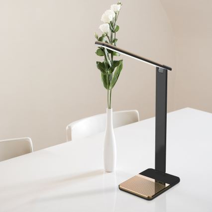 Himmennettävä LED-kosketuspöytävalaisin PRESTIGE LED/12W/230V 2700/4000K/6500K musta