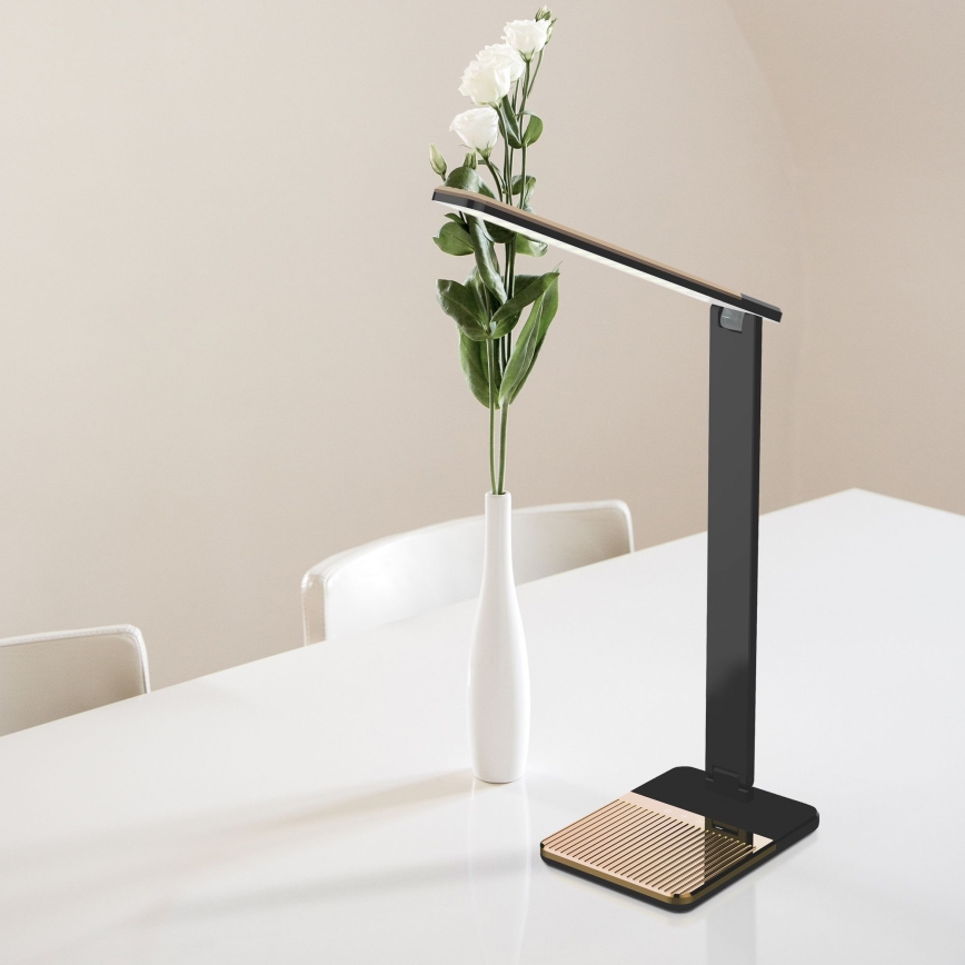 Himmennettävä LED-kosketuspöytävalaisin PRESTIGE LED/12W/230V 2700/4000K/6500K musta