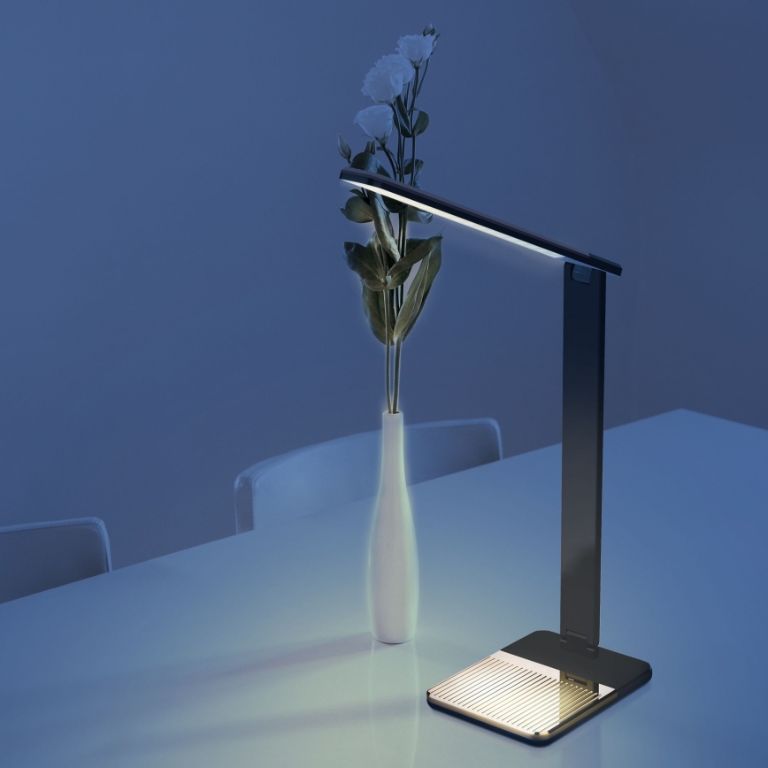 Himmennettävä LED-kosketuspöytävalaisin PRESTIGE LED/12W/230V 2700/4000K/6500K musta