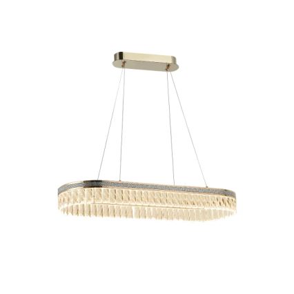 Himmennettävä LED-kristalliriippuvalaisin vaijerilla THALIA LED/50W/230V 3000-6000K + kaukosäädin
