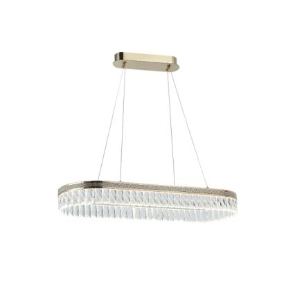 Himmennettävä LED-kristalliriippuvalaisin vaijerilla THALIA LED/50W/230V 3000-6000K + kaukosäädin