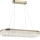 Himmennettävä LED-kristalliriippuvalaisin vaijerilla THALIA LED/50W/230V 3000-6000K + kaukosäädin