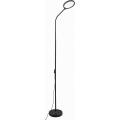 Himmennettävä LED-lattiavalaisin 2in1 LED/10W/230V 3000-4500-6500K musta