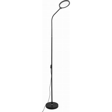 Himmennettävä LED-lattiavalaisin 2in1 LED/10W/230V 3000-4500-6500K musta
