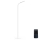 Himmennettävä LED-lattiavalaisin LED/10W/230V 3000/4000/6000K valkoinen + kauko-ohjaus