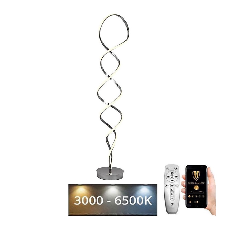 Himmennettävä LED-lattiavalaisin LED/90W/230V 3000-6500K + kauko-ohjaus