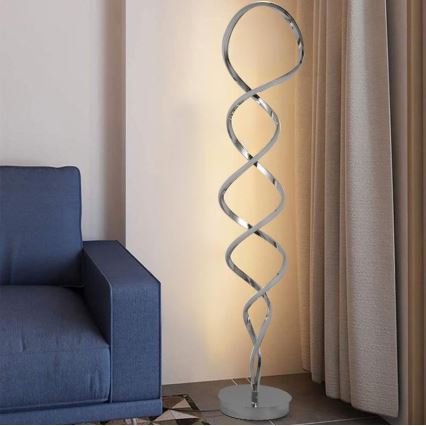 Himmennettävä LED-lattiavalaisin LED/90W/230V 3000-6500K + kauko-ohjaus