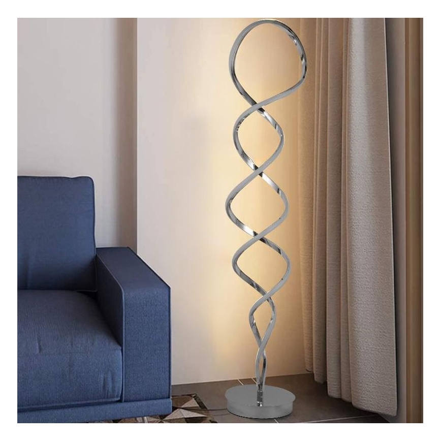 Himmennettävä LED-lattiavalaisin LED/90W/230V 3000-6500K + kauko-ohjaus