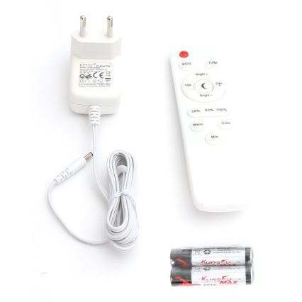 Himmennettävä LED-lattiavalaisin LED/9W/230V 3000-6500K valkoinen + kauko-ohjaus