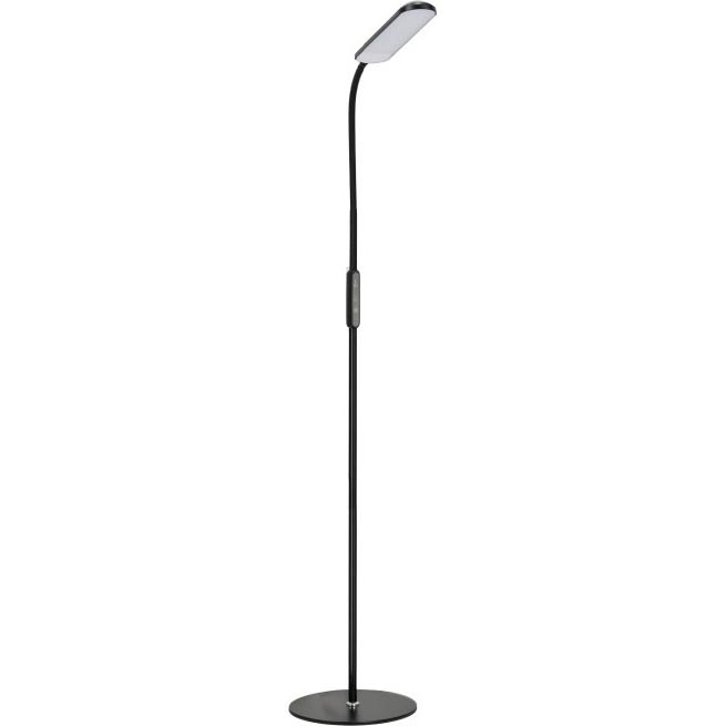 Himmennettävä LED-lattiavalaisin TEILO LED/10W/230V 3000/4000/6500K musta + kauko-ohjaus