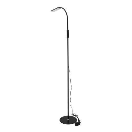 Himmennettävä LED-lattiavalaisin TEILO LED/10W/230V 3000/4000/6500K musta + kauko-ohjaus