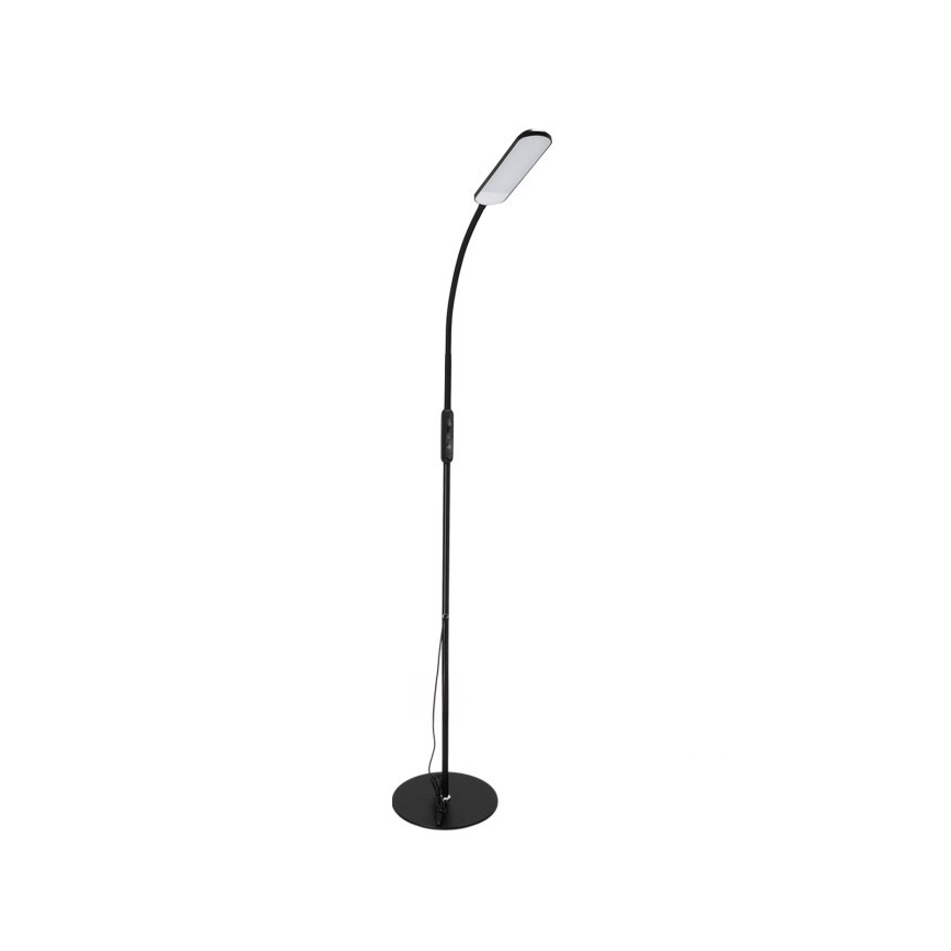 Himmennettävä LED-lattiavalaisin TEILO LED/10W/230V 3000/4000/6500K musta + kauko-ohjaus