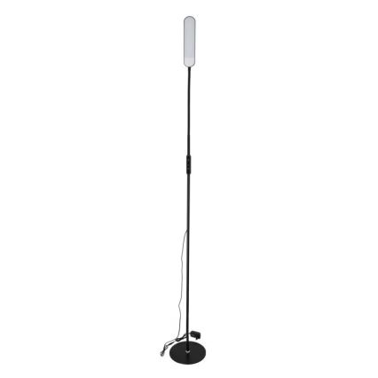Himmennettävä LED-lattiavalaisin TEILO LED/10W/230V 3000/4000/6500K musta + kauko-ohjaus