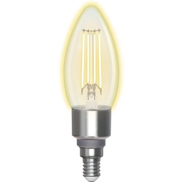Himmennettävä LED-polttimo FILAMENT C35 E14/4,5W/230V 2700-6500K Wi-Fi - Aigostar