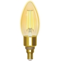 Himmennettävä LED-polttimo FILAMENT C35 E14/4,5W/230V 2700-6500K Wi-Fi - Aigostar