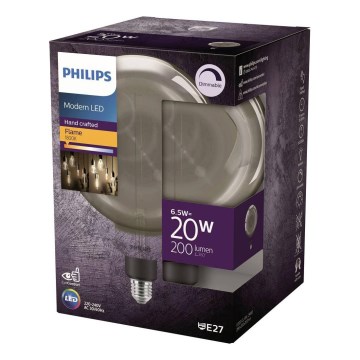 Himmennettävä LED-polttimo FILAMENT G200 E27/6,5W/230V 1800K