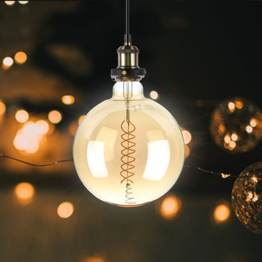 Himmennettävä LED-polttimo FILAMENT G200 E27/8W/230V 1800K