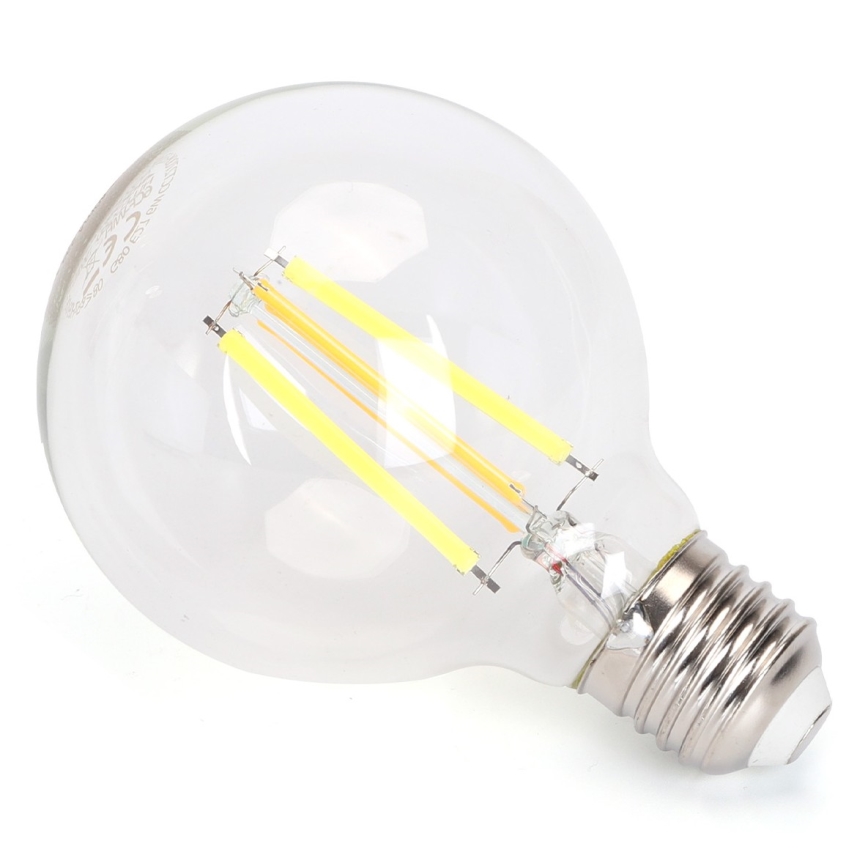 Himmennettävä LED-polttimo FILAMENT G80 E27/6W/230V 2700-6500K Wi-Fi - Aigostar