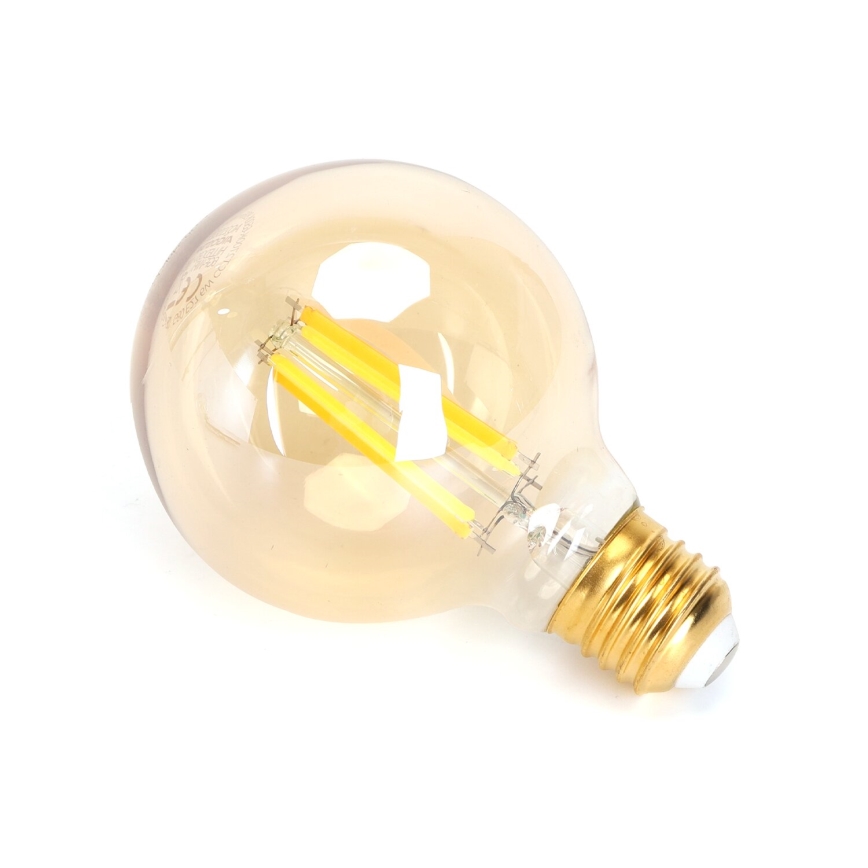 Himmennettävä LED-polttimo FILAMENT G80 E27/6W/230V 2700-6500K Wi-Fi - Aigostar