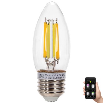 Himmennettävä LED-polttimo FILAMENT MESH Älykäs C35 E27/4,5W/230V 2700-6500K - Aigostar