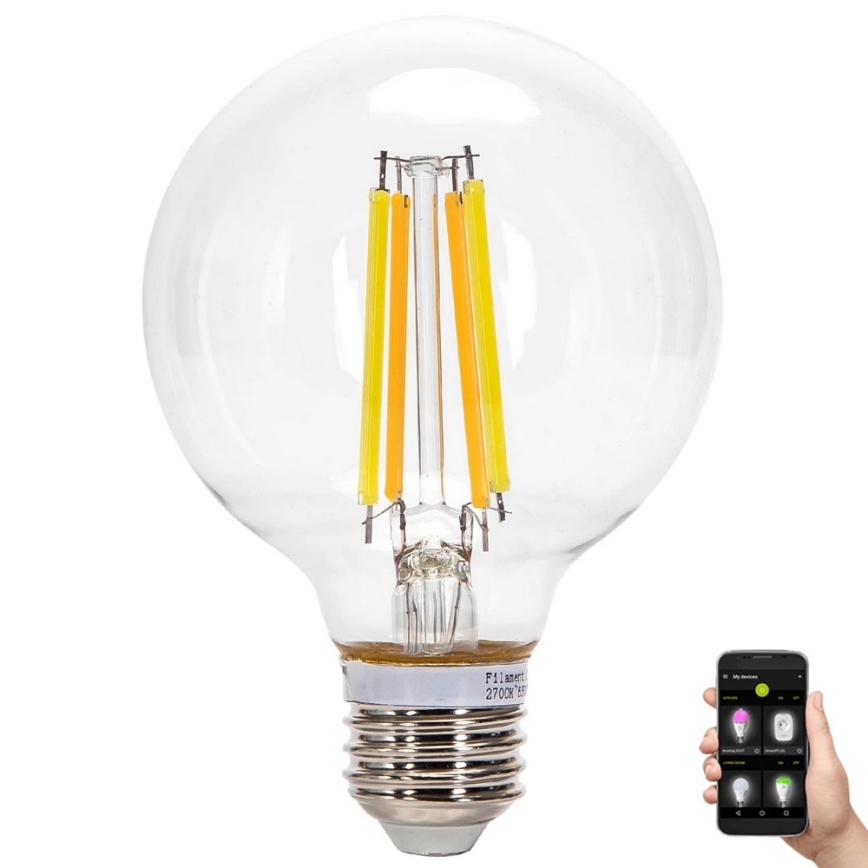 Himmennettävä LED-polttimo FILAMENT MESH Älykäs G80 E27/6W/230V 2700-6500K - Aigostar