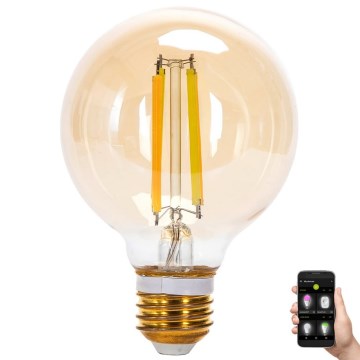 Himmennettävä LED-polttimo FILAMENT MESH Älykäs G80 E27/6W/230V 2700-6500K - Aigostar