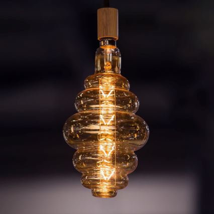 Himmennettävä LED-polttimo FILAMENT S200 E27/8W/230V 1800K