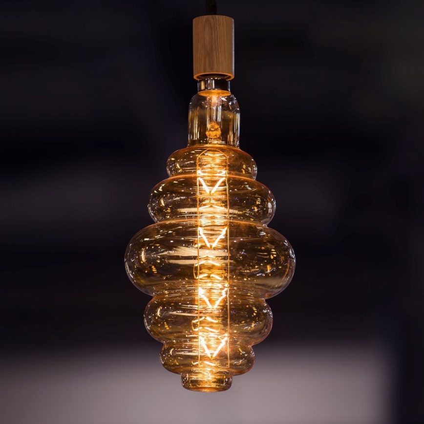 Himmennettävä LED-polttimo FILAMENT S200 E27/8W/230V 1800K