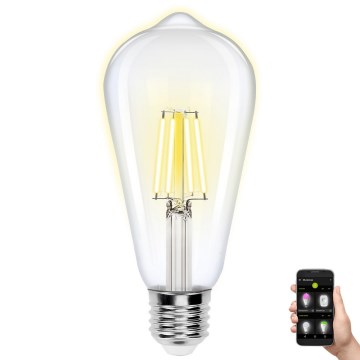 Himmennettävä LED-polttimo FILAMENT ST64 E27/6W/230V 2700-6500K Wi-Fi - Aigostar