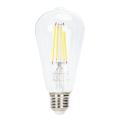 Himmennettävä LED-polttimo FILAMENT ST64 E27/6W/230V 6500K - Aigostar