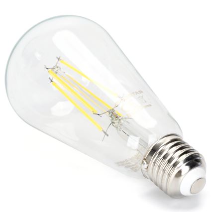 Himmennettävä LED-polttimo FILAMENT ST64 E27/6W/230V 6500K - Aigostar