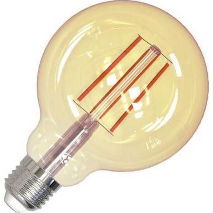 Himmennettävä LED-polttimo FILAMENT VINTAGE G95 E27/12W/230V 2000K