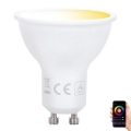 Himmennettävä LED-polttimo GU10/5W/230V 3000-6500K Wi-Fi - Aigostar