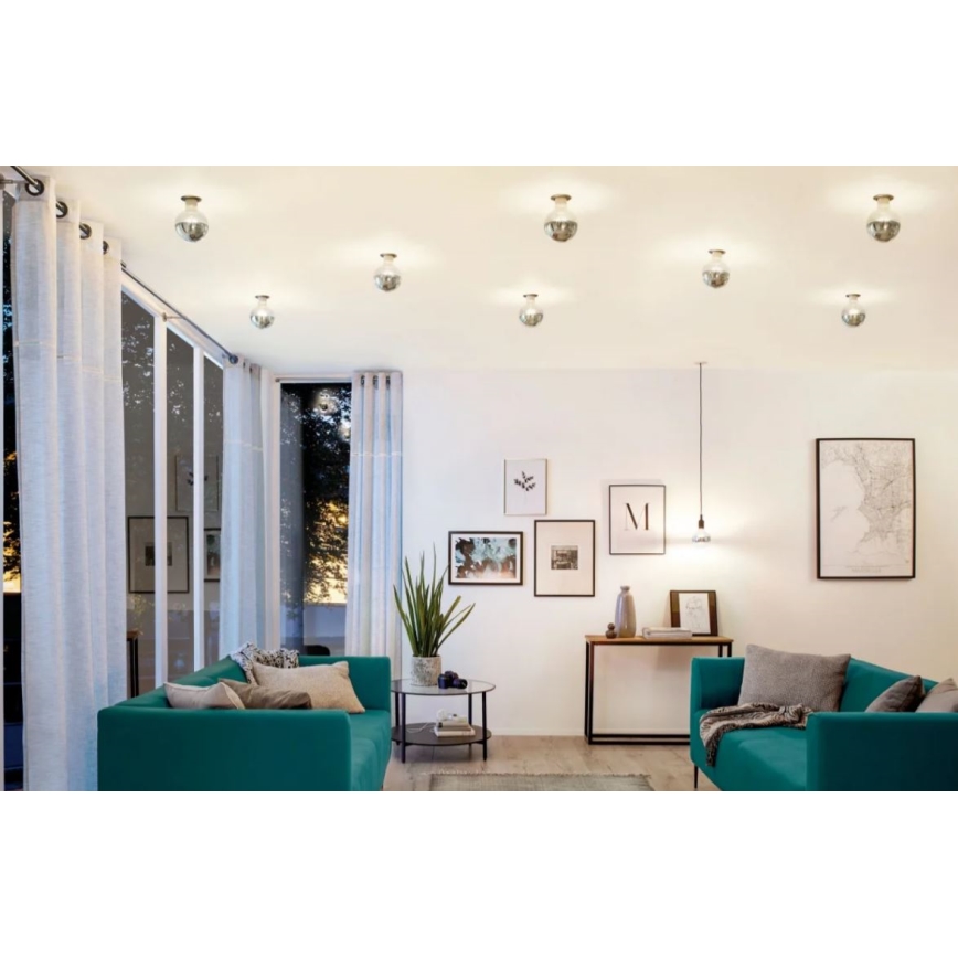 Himmennettävä LED-polttimo kanssa mirror cap GLOBE E27/6,5W/230V - Paulmann 28673