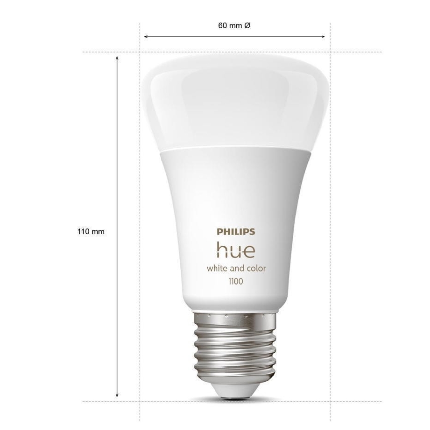 Himmennettävä LED-polttimo Philips Hue White And Color Ambiance A60 E27/9W/230V 2000-6500K
